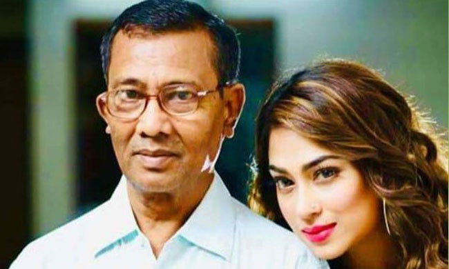 নায়িকা পপির বাবার প্রয়াণ