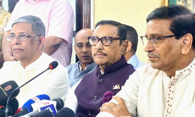 তাদের খায়েশ পূরণ হতে দেবে না আওয়ামী লীগ: ওবায়দুল কাদের