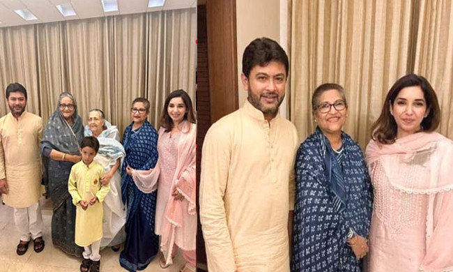 হঠাৎ নিক্সন চৌধুরীর বাসায় প্রধানমন্ত্রী